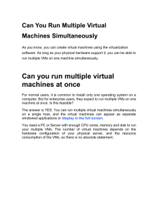 2 máquinas virtuales