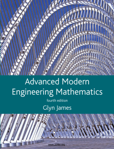 advanced engineering mathematics glynn james
