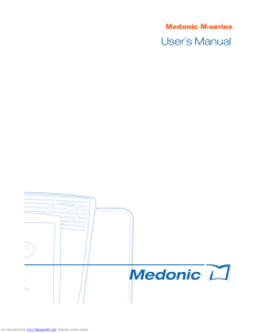 Medonic m16 Manual