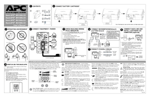 BX1500LCD UPS user guide
