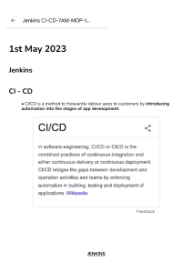 Jenkins CI-CD-7AM-MDP-171 - 202306-07