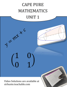 pdfcoffee.com cape-pure-mathematics-unit-1-book-pdf-free