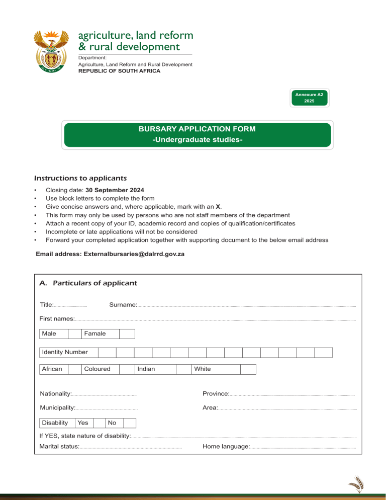 fulltimeundergraduate applicationform2025