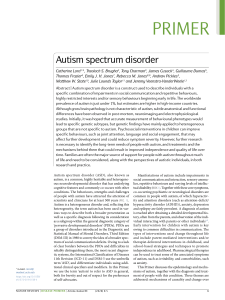 Autism review-nature