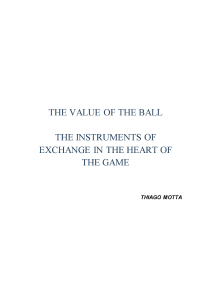 thiago motta - the value of the ball conclusion chapter