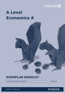 A level Economics A Exemplar Booklet[1]