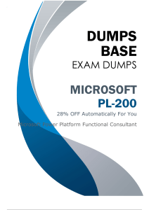Get Success with the Latest Microsoft PL-200 Exam Dumps (V21.02) 2024