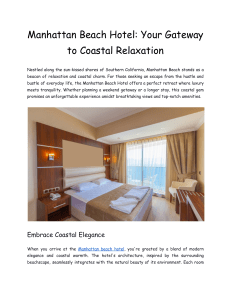 Manhattan Beach Hotel  Your Gateway to Coastal Relaxation