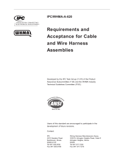 Requirements and Acceptance for Cable an