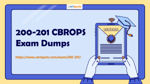 Cisco CyberOps Associate 200-201 CBROPS Dumps PDF