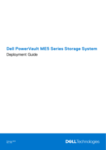 Dell PowerVault ME5 Series Storage System Deployment Guide