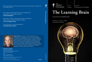 (The Great Courses) Thad A. Polk - The Learning Brain. 1569-The Teaching Company (2018-05)