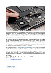 MacBook Air Motherboard Repair in Delhi | TechieXperts