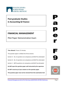 financial-management--acca-f9--pilot-exam-questions-wutbs-pgsaf