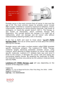 Lu-177 PSMA Therapy Delhi NCR