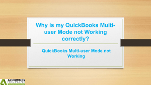 How to setup QuickBooks Multi-User Not Syncing issue