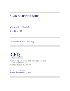 Generator Protection 