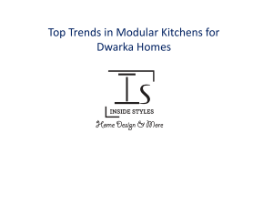 Top Trends in Modular Kitchens for Dwarka Homes