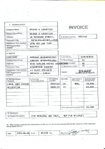 INVOICE