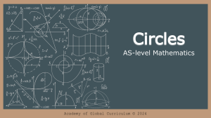 AS-Maths Circles