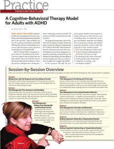 Solanto Article CBT for ADHD Attention Magazine 10-2011