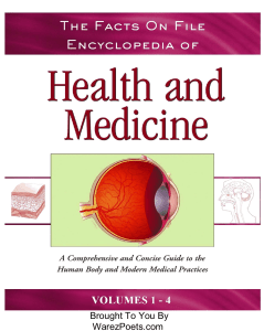 Facts On File Encyclopedia Of Health And Medicine