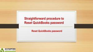 Change QuickBooks Password: Simple steps here
