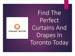 Elevate Your Home's Style With Premium Curtains And Drapes In Toronto