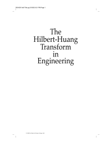 The Hilbert-Huang Transform in Engineering (Norden E. Huang, Nii O. Attoh-Okine) (Z-Library)