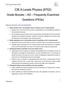 9702 Grade Booster-AS-Frequently Examined Questions FEQs