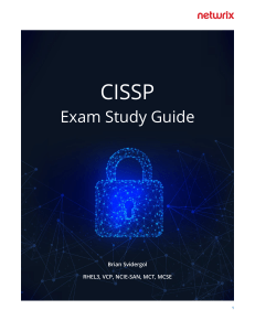 CISSP Exam Study Guide