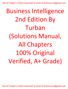 Solutions Manual For Business Essentials 8th Edition By Ronald J. Ebert Ricky W. Griffin