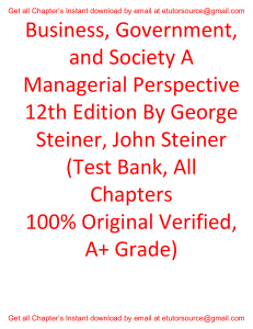 Test Bank For Business Marketing Connecting Strategy Relationships and Learning 4th Edition By F. Robert
