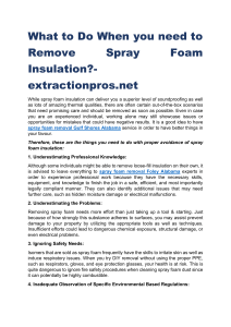 What to Do When you need to Remove Spray Foam Insulation-extractionpros.net