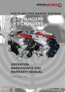 Steyrmotor Engine Instruction and maintenance manual