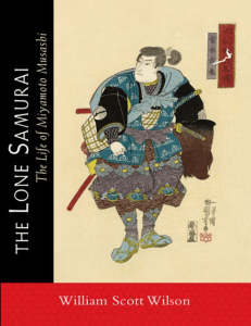 The Lone Samurai  The Life of Miyamoto Musashi ( PDFDrive )