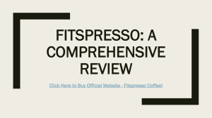 Fitspresso Coffee Loophole Review