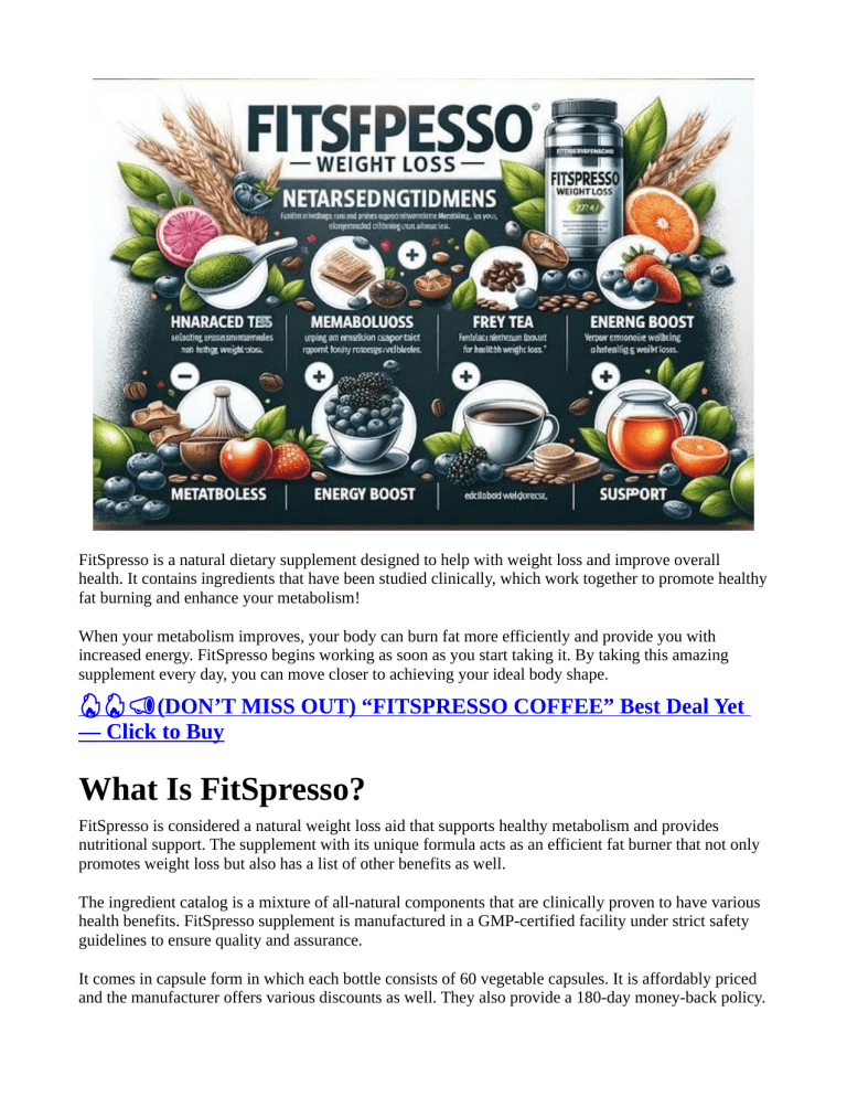 FITSPRESSO REVIEWS WHERE TO BUY