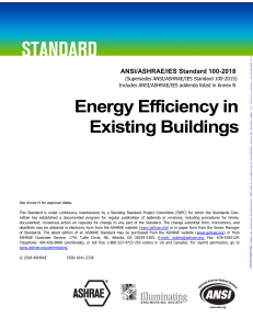 ASHRAE 100 2018 ENERGY EFFICIENCY IN EXISTING BUILDINGS