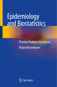 Epidemiology and Biostatistics - Practice Problem Workbook