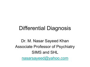 Differentialdiagnosis