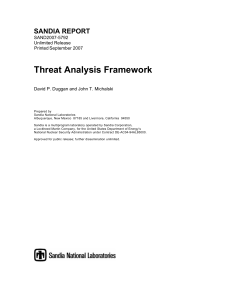 Duggan-2007-5792 A Threat Analysis Framework  --SAND2007-5792