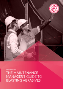 eBook - The Maintenance Managers Guide to Blasting Abrasives - GMA Garnet