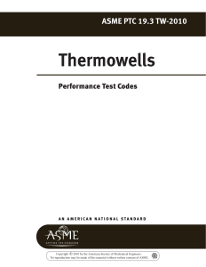 ASME PTC 19.3 Thermowells-2010