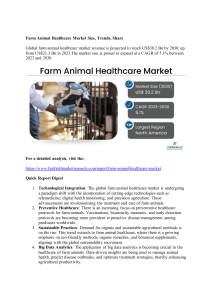 Farm Animal Healthcare Market 