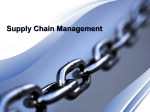 Supply Chain Management