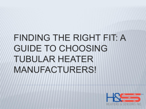 Top Tips for Selecting the Right Tubular Heater Manufacturer!