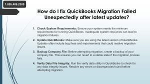 How to overcome QuickBooks Migration Failed Unexpectedly