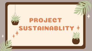 PROJECT SUSTAINABLITY group 3 2024)