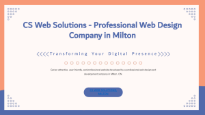 Web Design Company Milton 